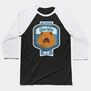 Team Chow Chow - Distressed Chow Chow Beer Label Baseball T-Shirt